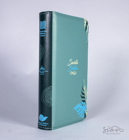 Biblia/RVR035cZTI/ PJR /Verde Canto Plateado