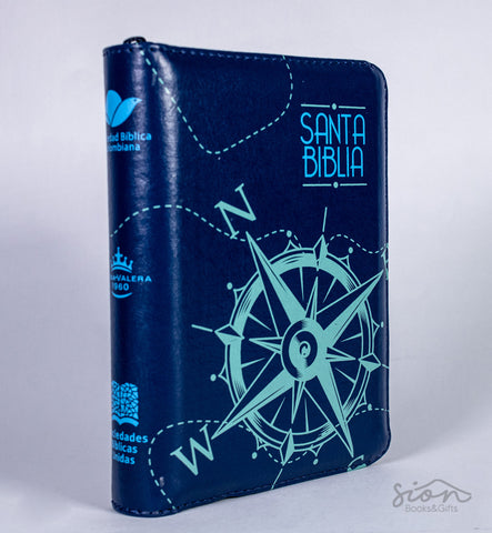 Biblia/RVR025cZLM/ PJR Azul C-Azul Barco