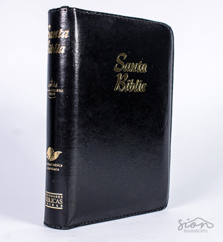 Biblia Percalina/ Índice/ Cierre / Negro/ Letra Grande